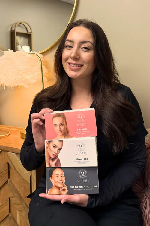 Baylee, Aesthetician at The Facial Center in Charleston & Teas Valley, WV