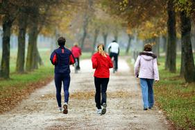 People jogging